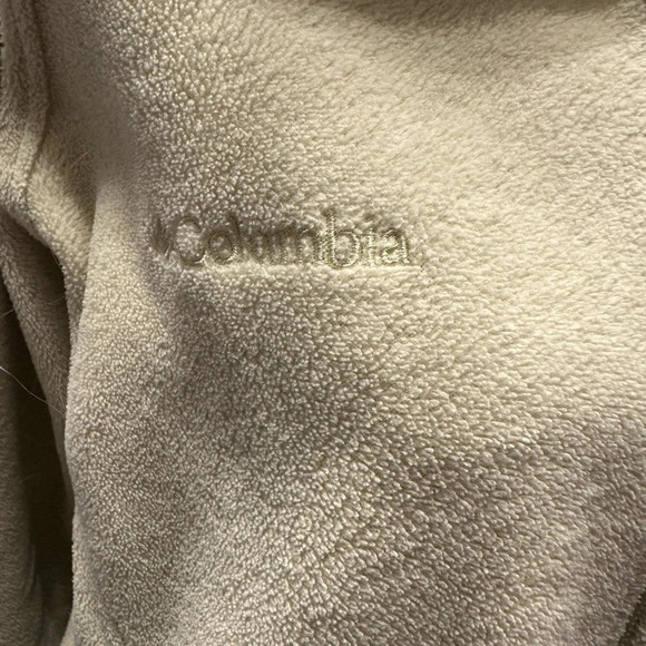 Columbia Zip Up Track Jacket L Light Green Fleece Women’s - Picture 5 of 9